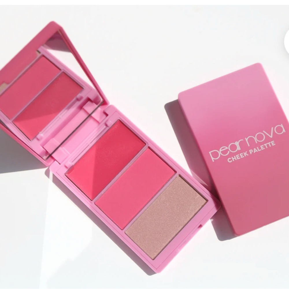 NWT *3 for $15* Pear Nova Pink Cheek Palette with Beam, Vivid, Spark
